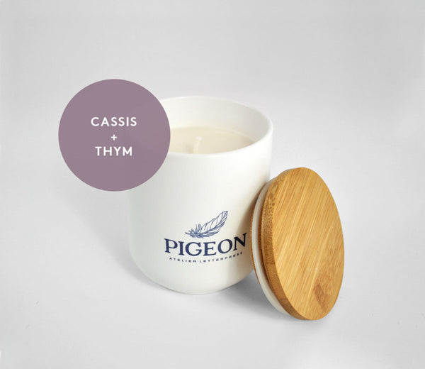 Bougie Cassis et thym blanc - arloca