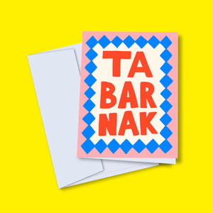 Carte de souhaits Tabarnak - arloca