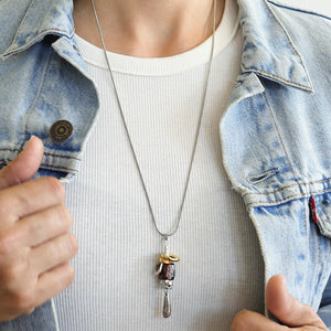 Collier Gliese Mocha/mousse - arloca