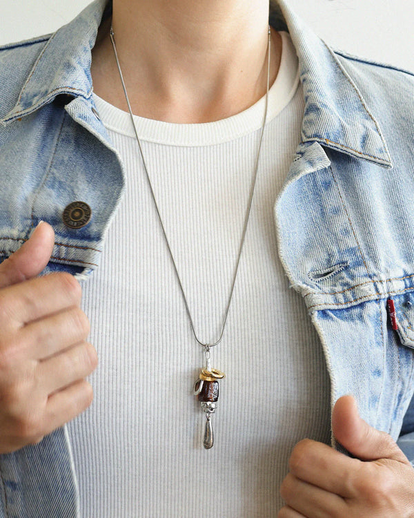 Collier Gliese Mocha/mousse - arloca