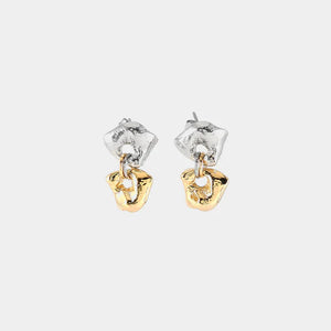 Boucles d'oreille Fluvi Deux tons - arloca