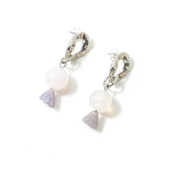 Boucles d'oreilles Maru lavande