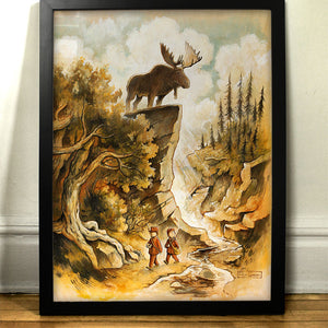Affiche La Chasse 11'x14" - arloca