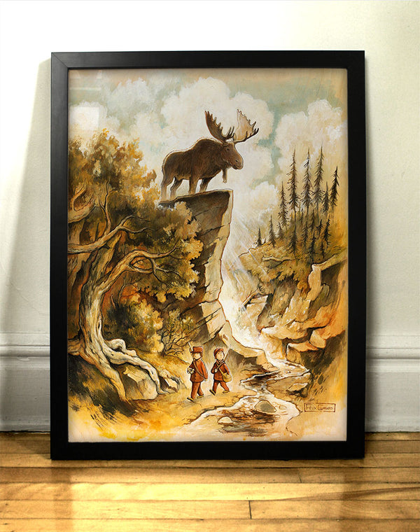 Affiche La Chasse 11'x14"