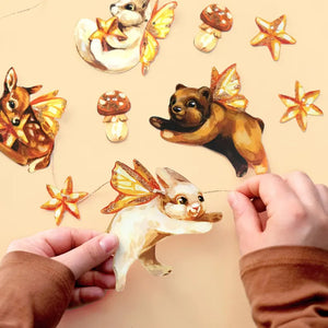 Kit de guirlande d'animaux féeriques - arloca