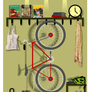 Carte de souhaits Fan de vélo - arloca