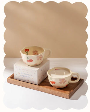 Tasse coquette Cerise