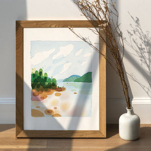 Affiche Vue sur le Fjord - arloca