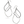 Boucles d'oreilles Bo-Gotitas argent sterling - arloca