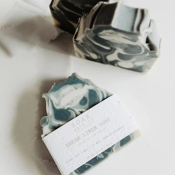 Barre de savon lin frais