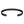 Bracelet manchette noir pour hommes Paros.