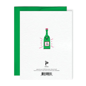Carte de voeux Champagne - arloca