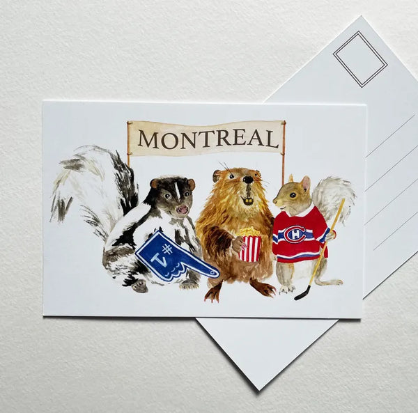 Carte postale Canadiens de Montréal