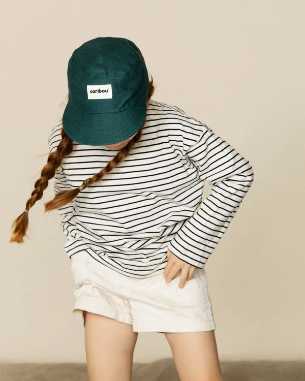 Casquette pour enfant en lin sapin - arloca