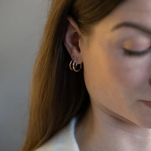 Boucles d'oreilles Stack anneaux - arloca