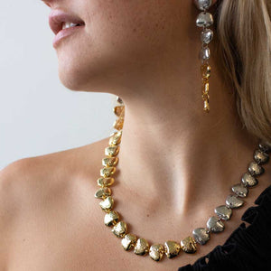 Collier Napoléon argent & or - arloca