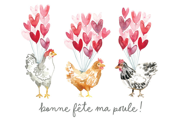 Carte de souhaits Paulette