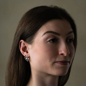 Boucles d'oreilles Double anneau - arloca