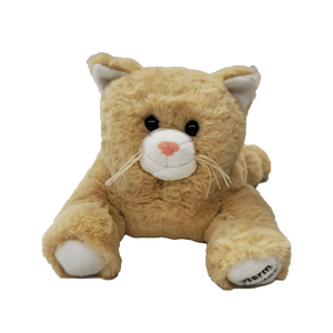 Peluche chauffante Chat beige - arloca