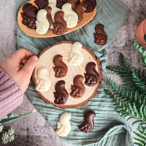 Écureuils en chocolat - arloca