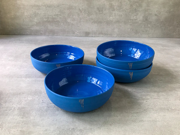 Bol repas Bleu de cobalt