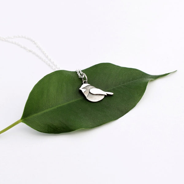 Collier breloque Mésange
