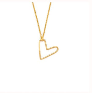 Collier coeur or - arloca