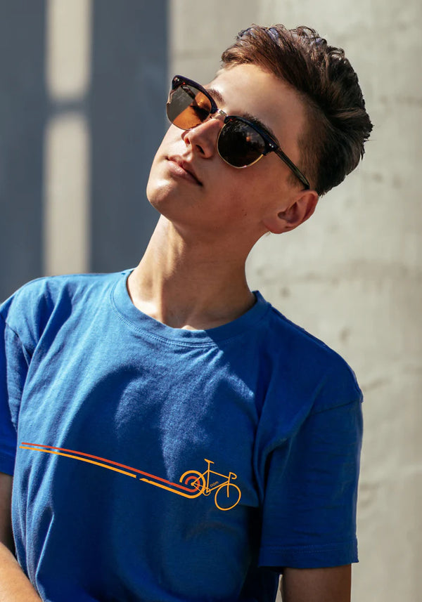 T-shirt Disco bleu cobalt