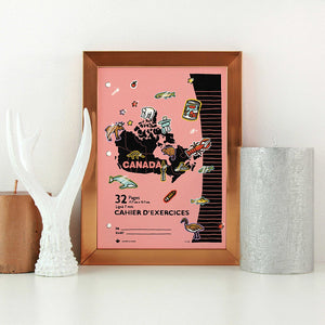 Affiche Cahier Canada - arloca