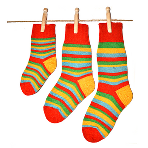 Bas de laine pour enfants Le clown - arloca
