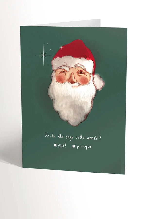 Carte de voeux As-tu été sage?