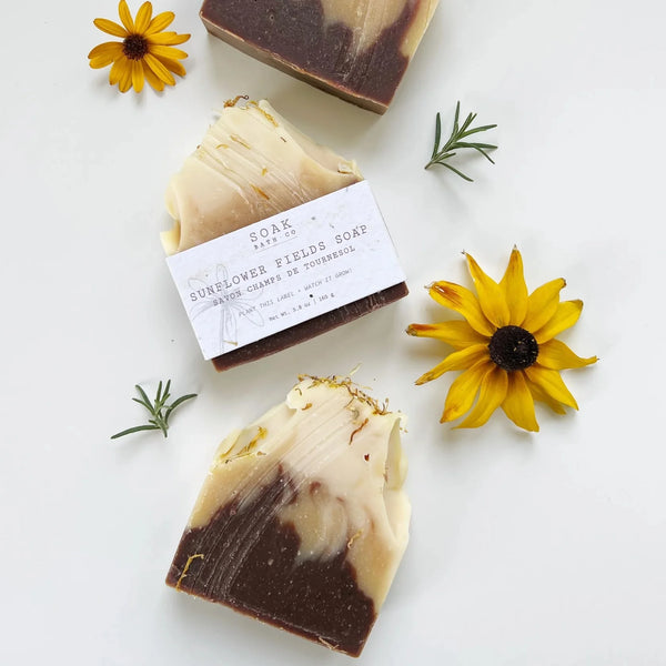 Barre de savon Champ de Tournesols