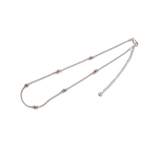 Collier court Stack à billes - arloca