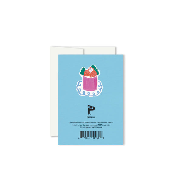 Mini Carte de souhaits Sweets - arloca