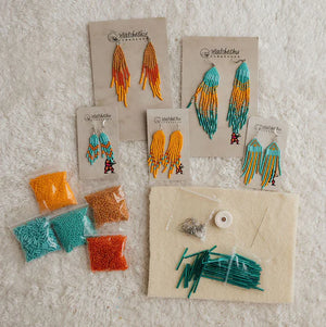 Ensemble créatif Boucles d'oreilles à franges - arloca