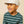 Casquette pour enfant en lin  rayé sable/crème - arloca