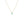 Collier or et petite opale