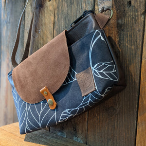 Petit sac avec rabat en cuir - arloca