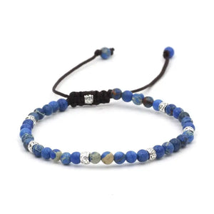 Bracelet pour hommes Formentera en pierre de jaspe sédiment marin.