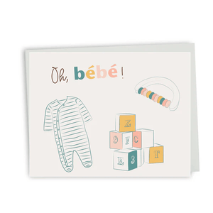 Carte de souhaits Oh bébé! - arloca