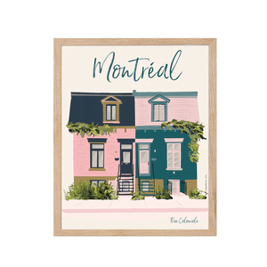 Affiche Montréal rue Coloniale - arloca