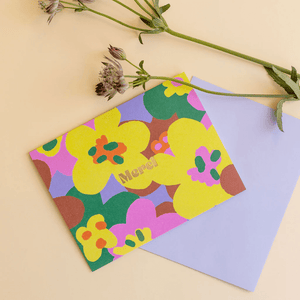 Carte de souhaits Jolies fleurs - arloca
