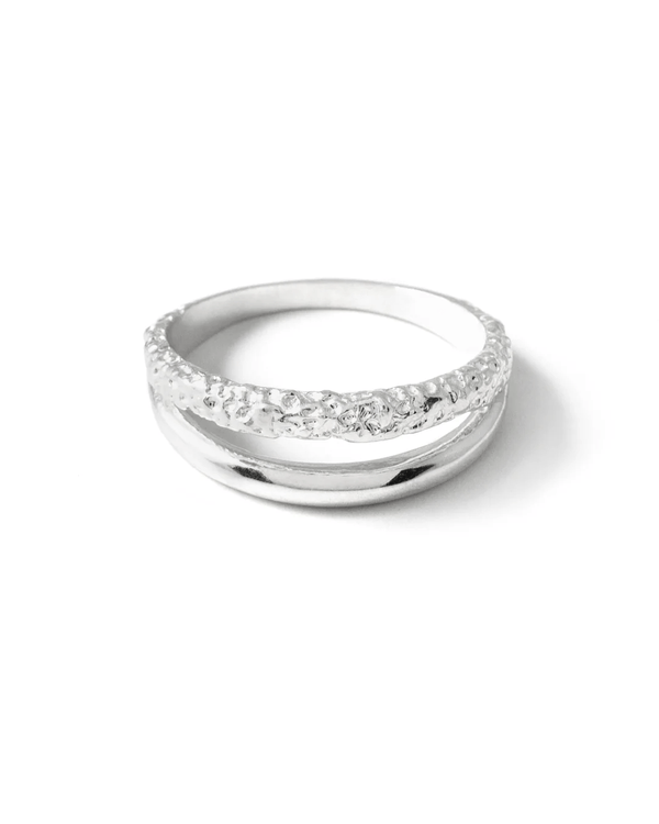 Bague Dopio argent - arloca