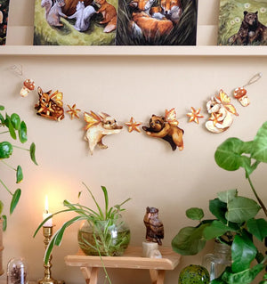 Kit de guirlande d'animaux féeriques - arloca