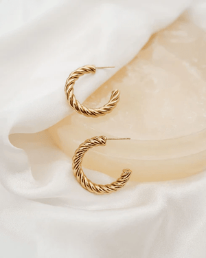 Boucles d'oreilles Spin or - arloca