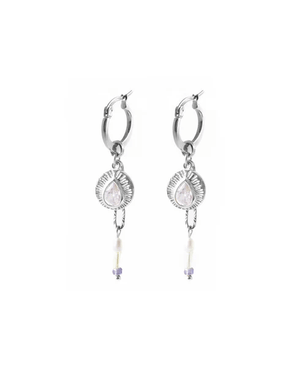 Boucles d'oreilles Renaud argent - arloca