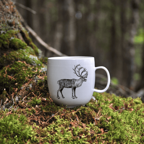 Tasse en porcelaine Le Caribou - arloca