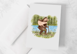 Carte de voeux La première randonnée - arloca