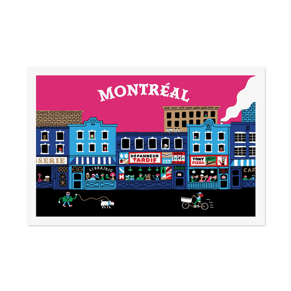 Carte postale Montréal dépanneur - arloca