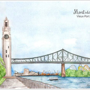 Affiche Vieux-Port de Montréal - arloca